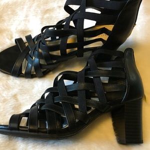 Comfortable in black.